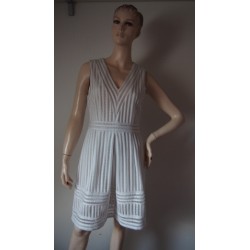 H&M bílé krajkové šaty V.38